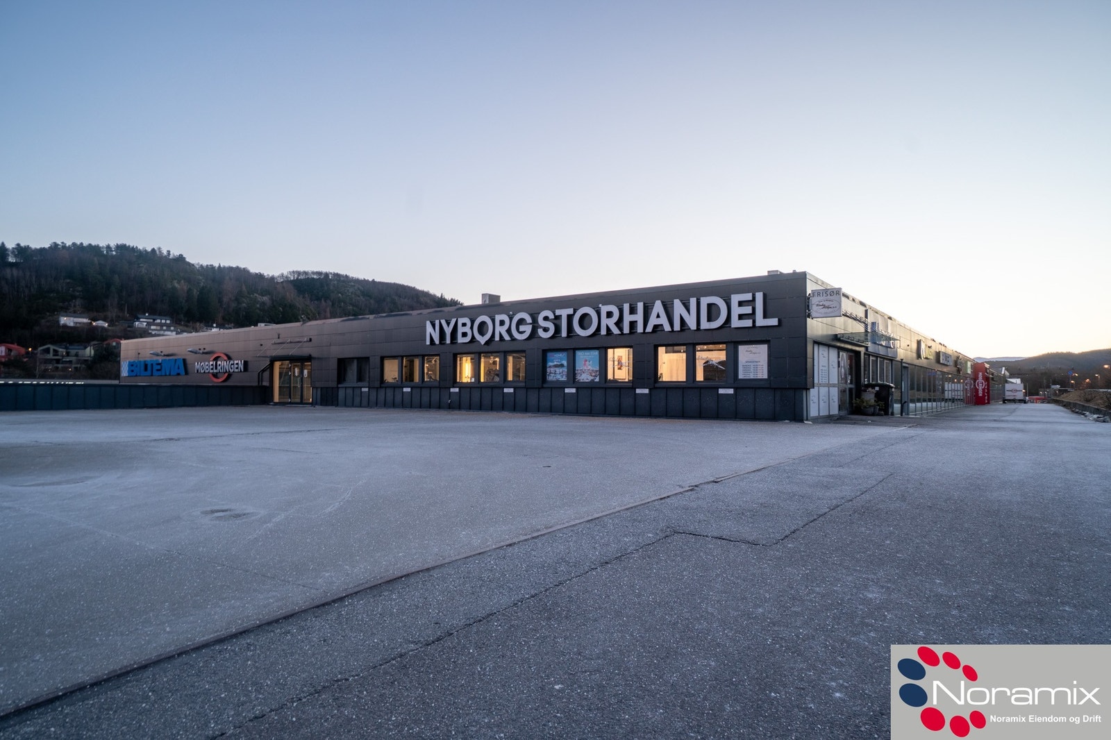 Meget sentralt og populært lokale over biltema til leie i Nyborg storhandel
